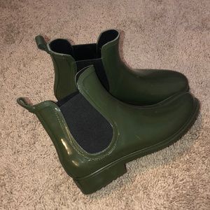 Olive Green Ankle Water-Proof Boots